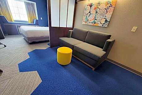 1 Queen Bed Mobility Studio Hearing Impaired Accessible Suite Non-Smoking