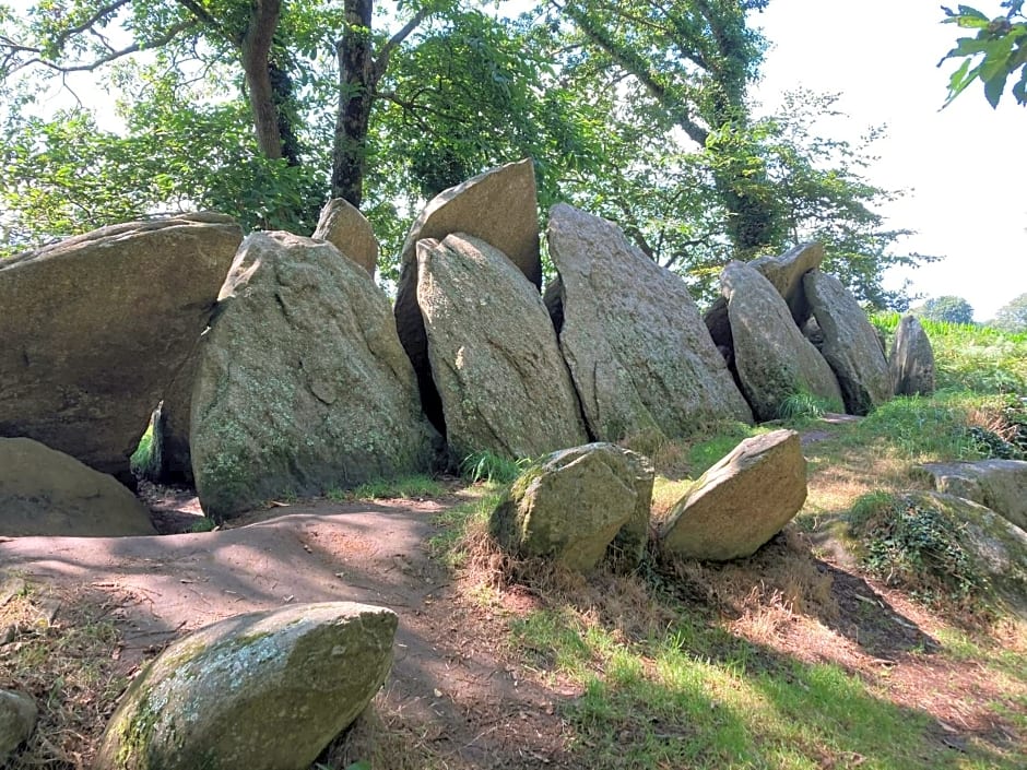Chambre-appartement d hôtes de Kermoal-cuisine et sdb privées