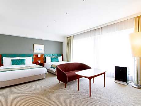 Twin Room with Premium Outlet Coupon and Hakone Mountain View