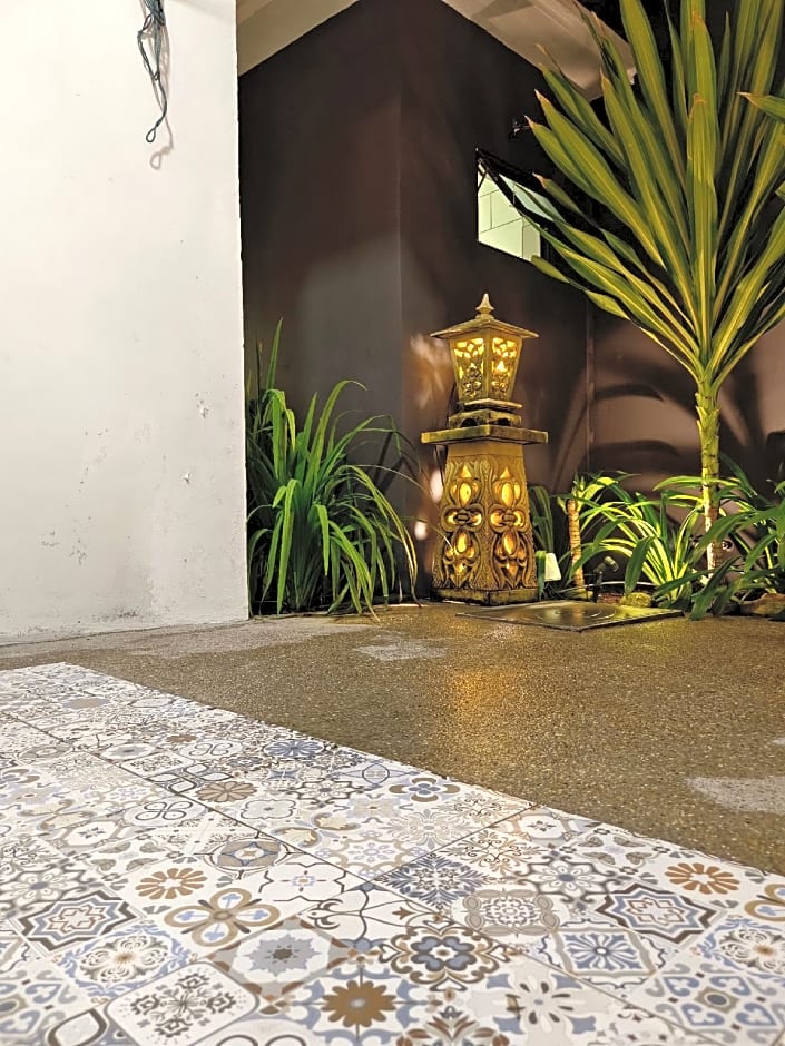 Beds In Garden Hostel