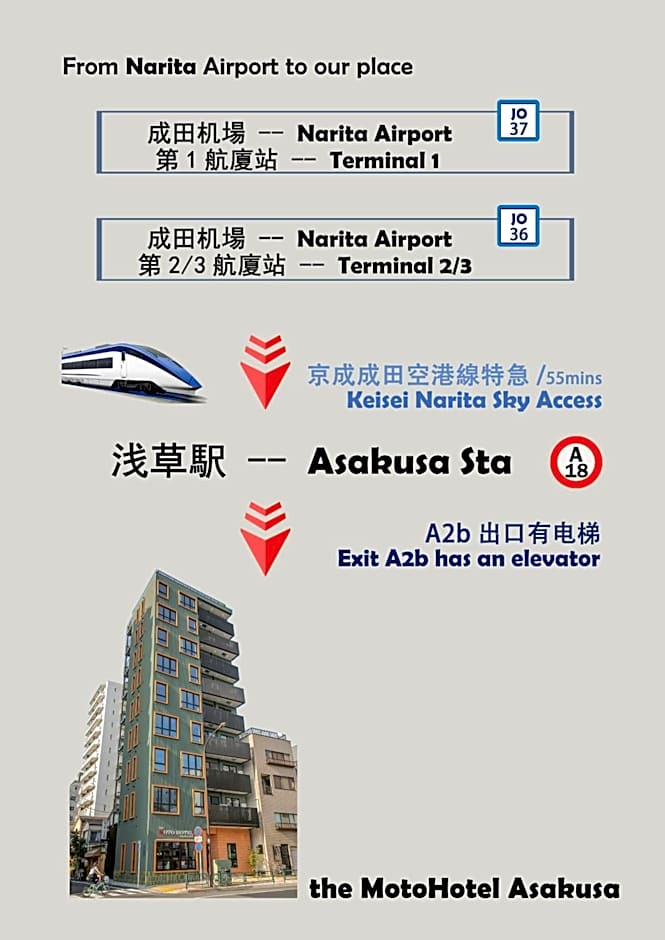 the Moto Hotel Asakusa