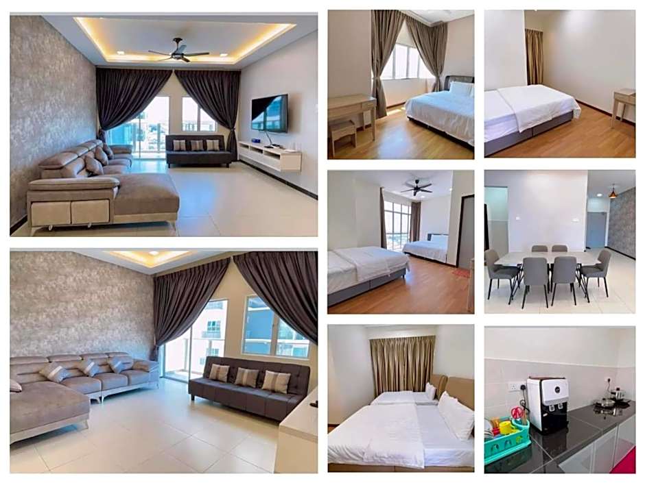 Sekinchan HighView Penthouse 15pax 5R5B 顶层公寓 看海 看稻田景