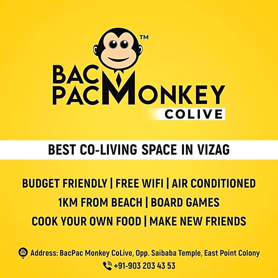 Bacpacmonkeycolive – Visakhapatnam, WI