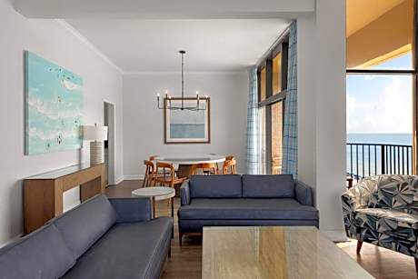 Two-Bedroom Penthouse Suite with One King Bed and Two Queen Beds