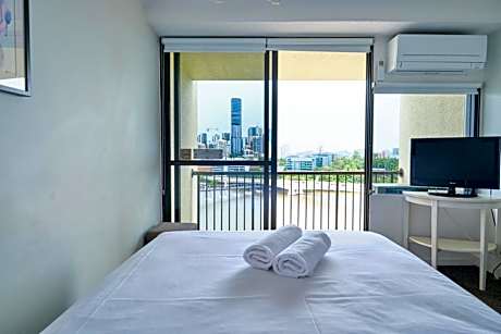 Studio - River and City View