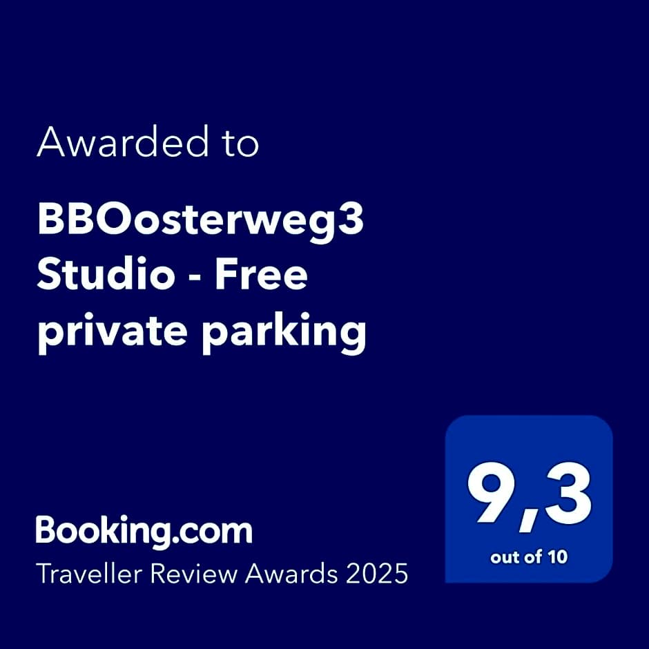B&BOosterweg3 Studio - Free private parking