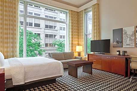 Larger King Room with City View and Sofa Bed