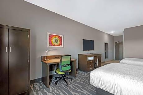Queen Room with Two Queen Beds and Mobility Accessible Roll-In Shower