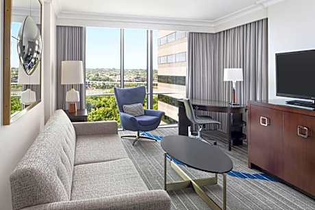 Ambassador, 1 Bedroom Vice Presidential Suite, 1 King, Sofa Bed, City View, Corner Room