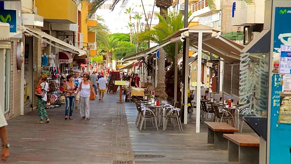 Few steps from the beach hostel in Los Cristianos