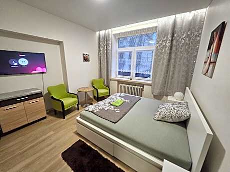 Kauno apartamentai king size bed