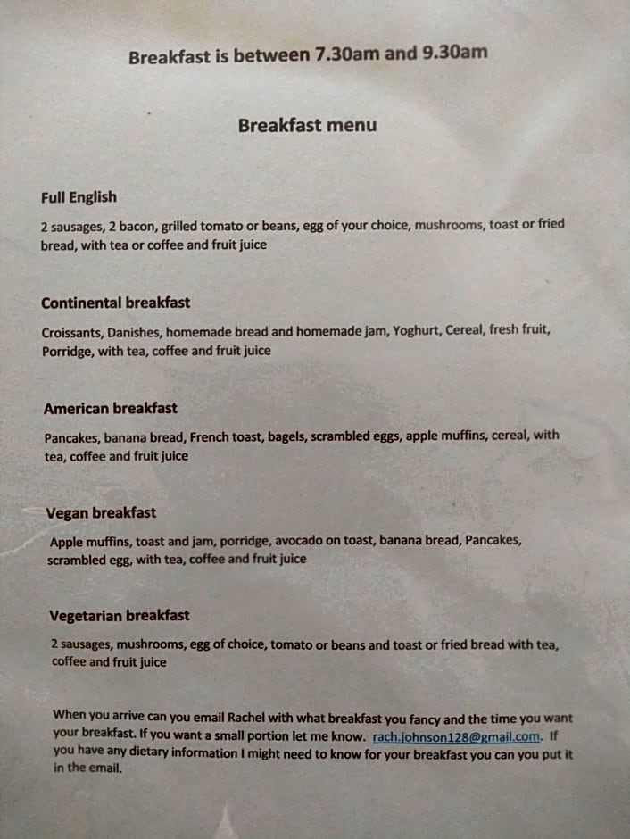 Sharlands Farm Bed and Breakfast