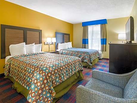 Two Double Beds Mobility Access