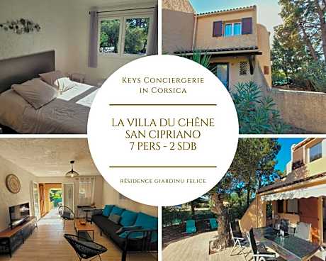 T3 Classée 3 étoiles proche plage à pied San Cipriano