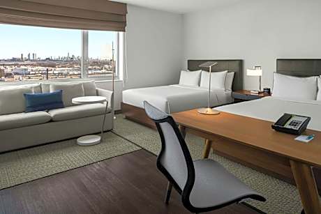 Studio with Two Queen Beds and Roll-In Shower - Mobility and Hearing Accessible