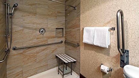 Accessible - 1 King - Mobility Accessible, Roll In Shower, Non-Smoking, Full Breakfast