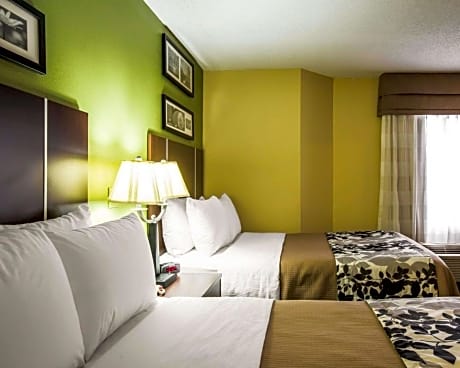 Room Two Double Beds Non Smoking