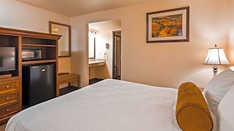 1 King Bed, Smoking Room, Wireless High-Speed Internet, Microwave And Refrigerator, Coffee Maker