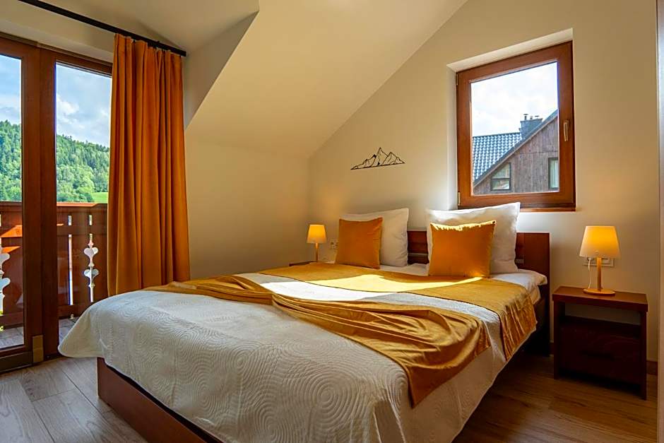 Willa i Wzgórze Jerrego Apartamenty i pokoje z widokiem na góry