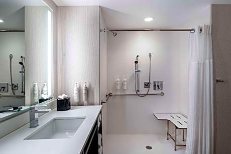1 King Mobility Accessible W/Roll In Shower