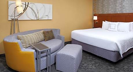 Deluxe, Guest room, 1 King, Sofa bed