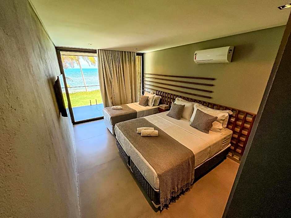 Casa Waua | PÉ NA AREIA, rooftop, borda infinita