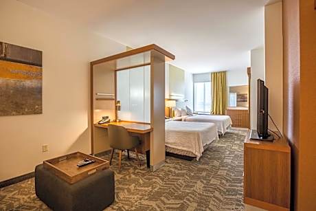 Queen Suite with Sofa Bed and Roll-in Shower - Mobility and Hearing Accessible