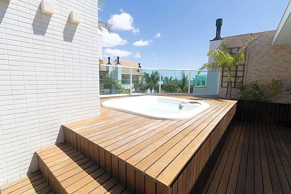 Boulevard 308B - Excelente cobertura em condomínio de luxo no centro de Bombinhas - Piscina - Jacuzzi - Academia - Portaria 24h - (Consultar serviços de roupa de cama e banho)