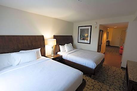 2 Queen Beds Mobility Accessible Room Roll-In Shower Non-Smoking