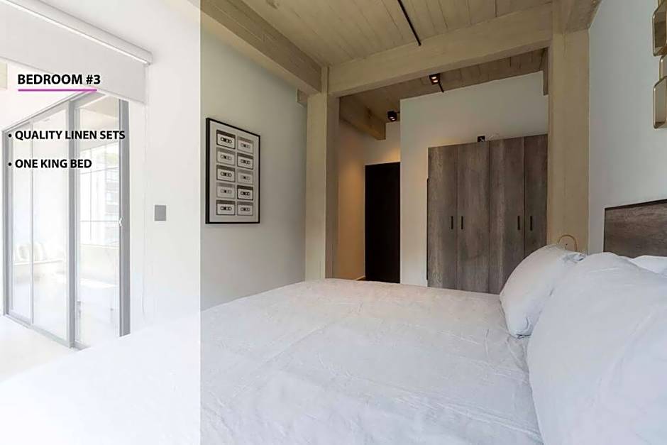 P202 Walk to Zocalo 3Bdrm 2bath Rooftop AC