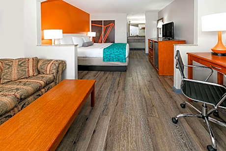 1 King Bed Mobility Accessible Room Non-Smoking