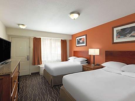 Double Room with Two Double Beds and Balcony - Non-Smoking