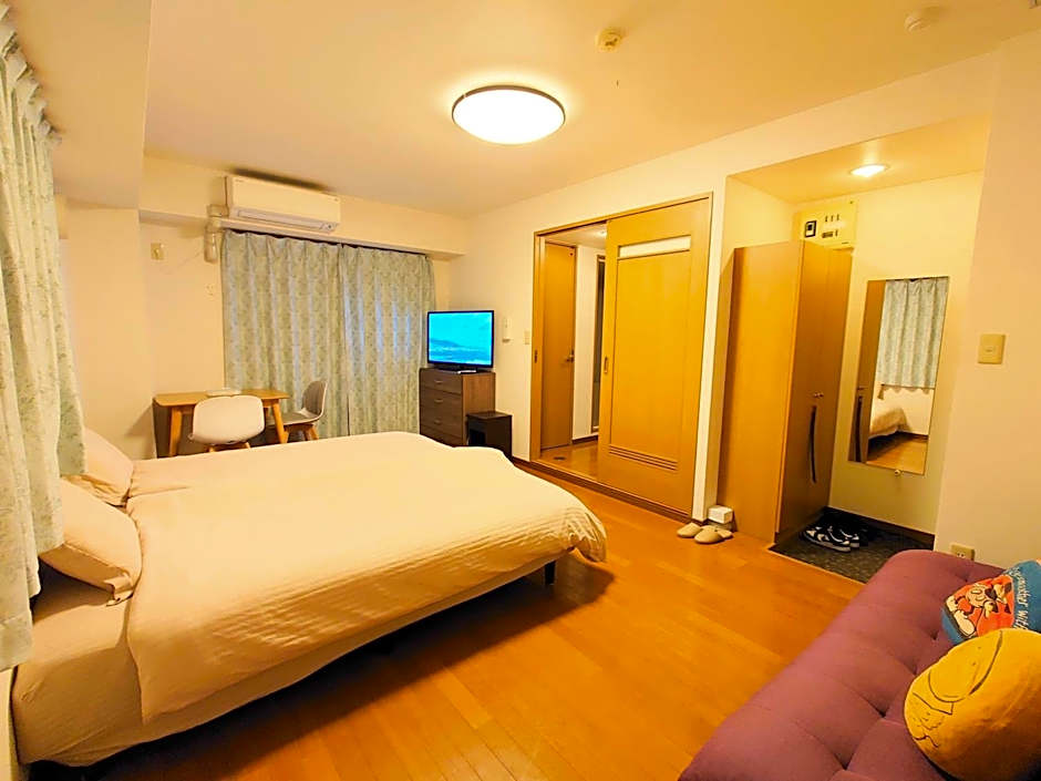 honeys guest house elevator , wash machine, huge closet space, private bathroom, walk to skytree in 10 minutes