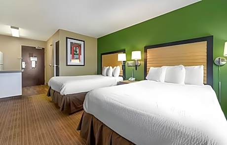 2 Double Beds Efficiency Suite Nonsmoking
