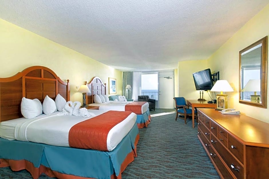 Photo 1 of 2 of Deluxe 2 Queen Beds, Ocean front, Balcony