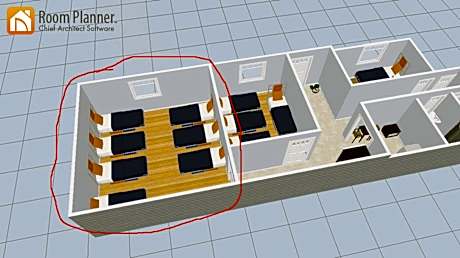 4-Bed Mixed Dormitory Room