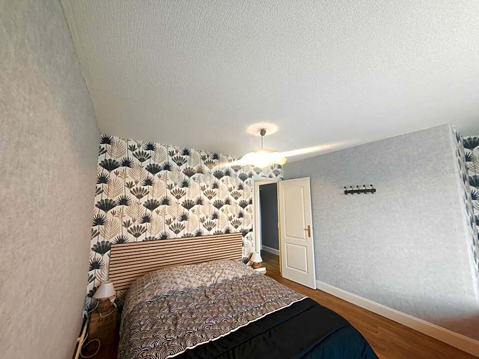 chez Émile côté face maison entière, 3 chambres, 2 salles de bains,jardin et terrasse