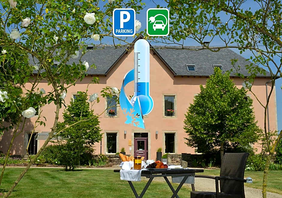 HÔTEL LA FERME DE BOURRAN - RODEZ - parking privé avec bornes pour voitures électriques