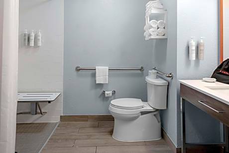 2QN MOBILITY/HEARING ACC RI SHOWER NOSMOK...VIS FIREALRM/DOOR/PHN ALRT...HDTV/FREE WI-FI/ HOT BREAK