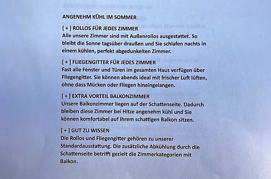 Ferienpension bei Stenze inklusive kostenlosem regionalem Nahverkehr
