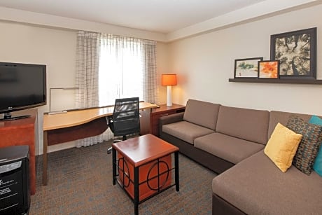 Studio, 1 Queen Bed with Sofa bed, Non Smoking (Hearing Accessible) 1 Queen Bed and 1 Double Sofa