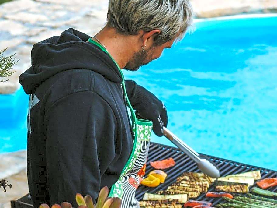 Da Silva Surfcamp- Terrassenzimmer mit Frühstück