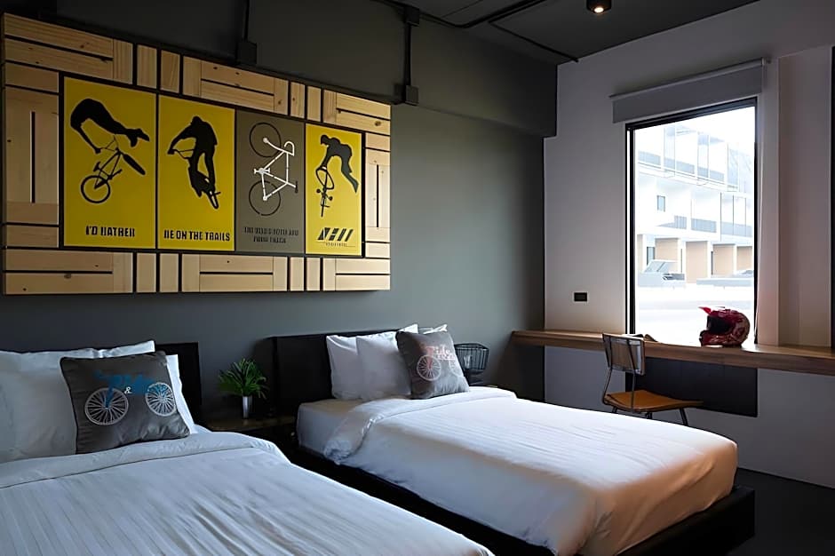 The VELO'S hotel and BMX pump track