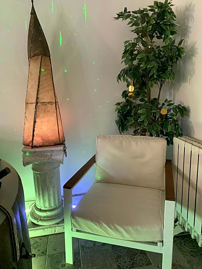 Espace détente jacuzzi sauna