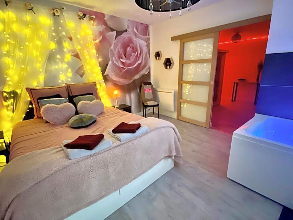 COSY & SPA Appartement Luxe JACUZZI SAUNA Suite Cristal