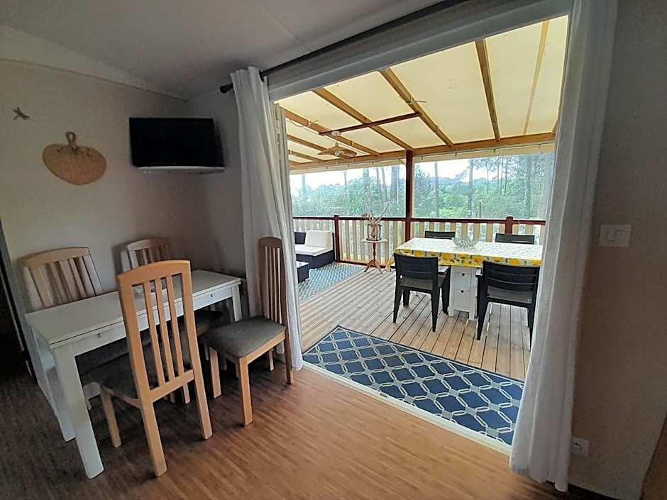 Maison mobilhome sans vis à vis au calme et en hauteur