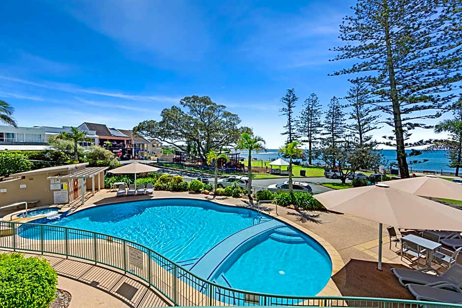 The Norfolks on Moffat Beach