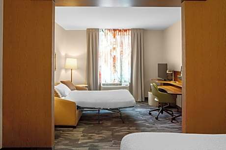 Queen Suite with Two Queen Beds and Sofa Bed
