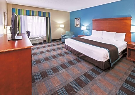 1 King Bed Mobility Accessible Room Non-Smoking