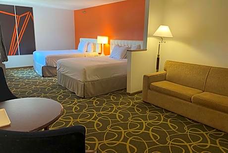 2 Queen Beds Studio Suite Non-Smoking